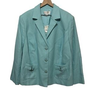 NWT Casual Corner Annex Woman Long Sleeve Fully Lined Blazer Women's Size 2X